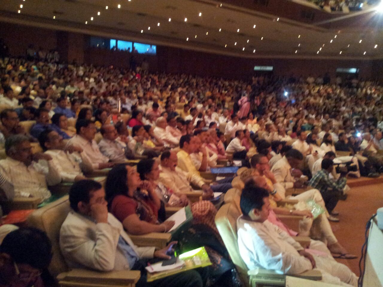 Large-scale institutional gathering